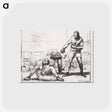 アートポストカード-A Knock Down
 - ボストン公共図書館 Postcard.