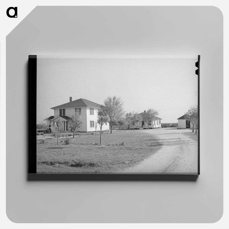 アートパネル-Farmstead in San Patricio County
 - ラッセル リー Canvas.