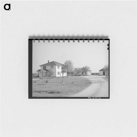 アートメモ帳-Farmstead in San Patricio County
 - ラッセル リー Memo.
