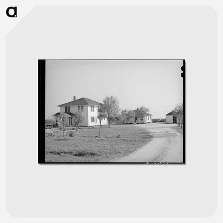 アートポストカード-Farmstead in San Patricio County
 - ラッセル リー Postcard.