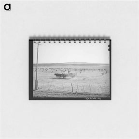 アートメモ帳-Rancher Feeding Hay
 - ラッセル リー Memo.