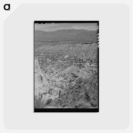 アートポストカード-Eroded Canyon, Apache Trail
 - ラッセル リー Postcard.