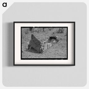 アートポスター-White Tenant Farmer's Chicken Coop
 - ラッセル リー Poster.
