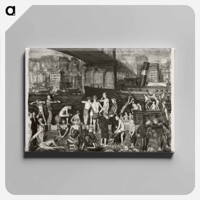 アートパネル-Splinter Beach
 - ボストン公共図書館 Canvas.