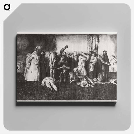 アートパネル-Village Massacre
 - ボストン公共図書館 Canvas.