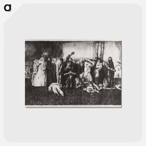 アートポストカード-Village Massacre
 - ボストン公共図書館 Postcard.