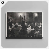 アートパネル-Prayer Meeting, Second Stone
 - ボストン公共図書館 Canvas.