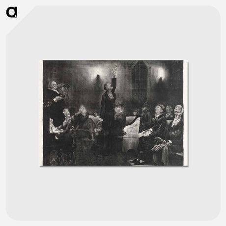 アートポストカード-Prayer Meeting, Second Stone
 - ボストン公共図書館 Postcard.