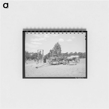 アートメモ帳-Farm Scene, Pie Town
 - ラッセル リー Memo.