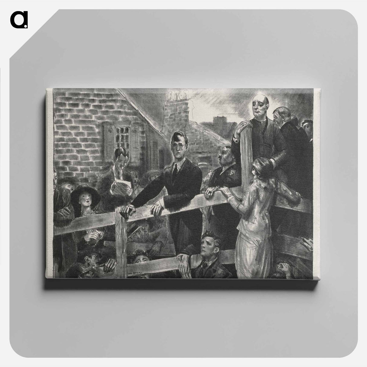 アートパネル-The Appeal to the People
 - ボストン公共図書館 Canvas.