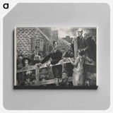 アートパネル-The Appeal to the People
 - ボストン公共図書館 Canvas.