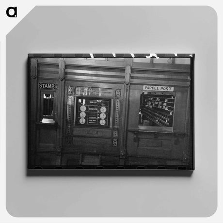 アートパネル-In the Post Office, Ouray, Colorado
 - ラッセル リー Canvas.