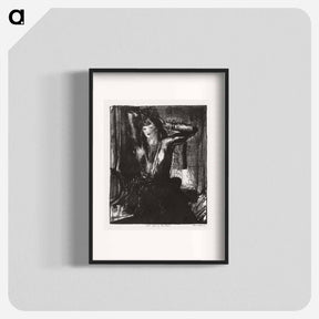 アートポスター-Girl Fixing Her Hair
 - ボストン公共図書館 Poster.