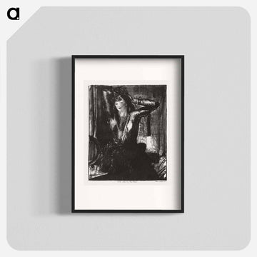 Girl Fixing Her Hair
 - ボストン公共図書館 Poster.