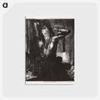 アートポストカード-Girl Fixing Her Hair
 - ボストン公共図書館 Postcard.