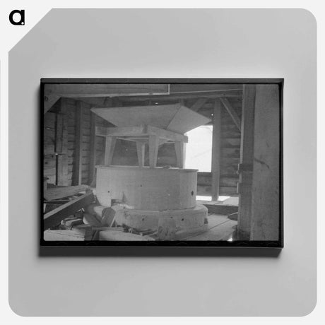 アートパネル-Old Gristmill Hopper
 - ラッセル リー Canvas.