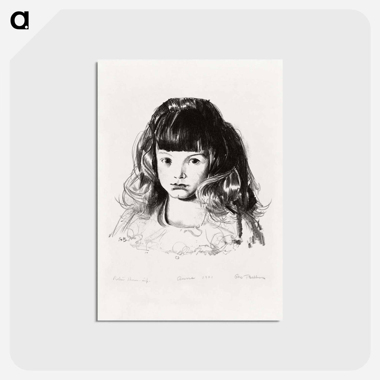 アートポストカード-Anne
 - ボストン公共図書館 Postcard.
