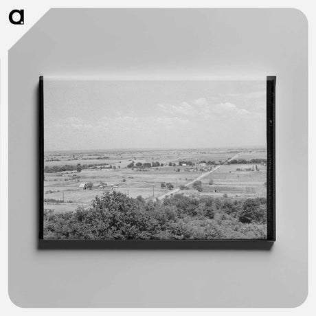アートパネル-Landscape near Muskogee
 - ラッセル リー Canvas.