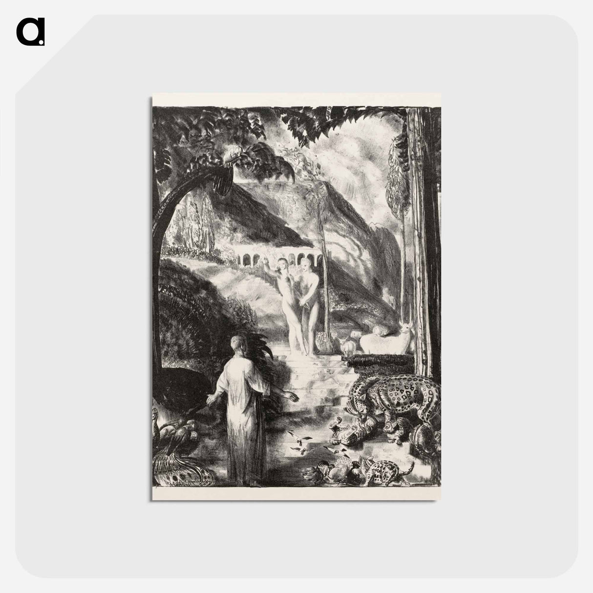 アートポストカード-Farewell to Utopia
 - ボストン公共図書館 Postcard.