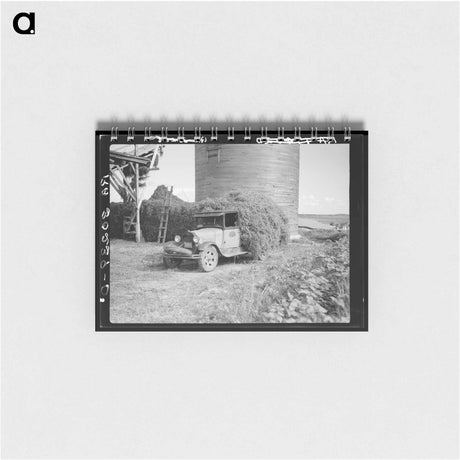 アートメモ帳-Unloading Pea Vines
 - ラッセル リー Memo.