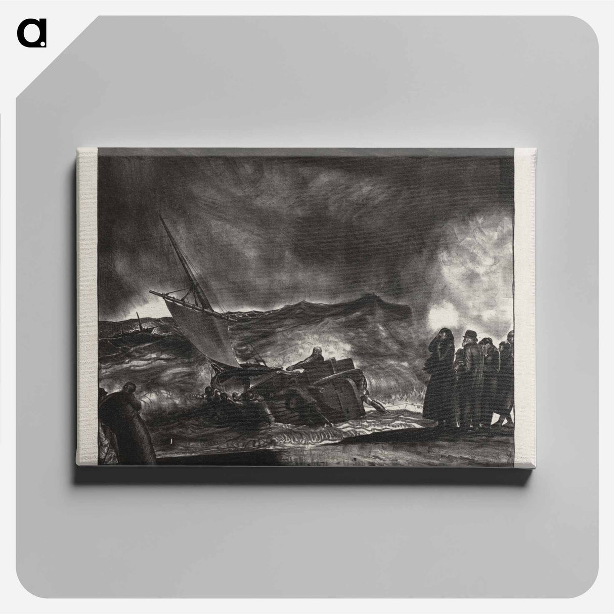 アートパネル-Allan Donn Puts to Sea
 - ボストン公共図書館 Canvas.