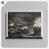 アートパネル-Allan Donn Puts to Sea
 - ボストン公共図書館 Canvas.