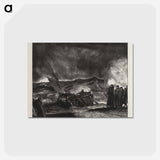アートポストカード-Allan Donn Puts to Sea
 - ボストン公共図書館 Postcard.