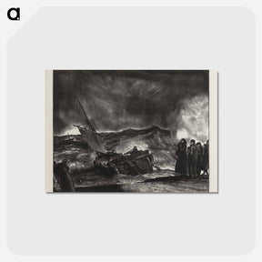 アートポストカード-Allan Donn Puts to Sea
 - ボストン公共図書館 Postcard.