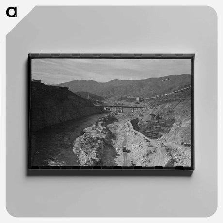 アートパネル-Shasta Dam Construction
 - ラッセル リー Canvas.