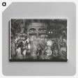 アートパネル-The Tournament
 - ボストン公共図書館 Canvas.