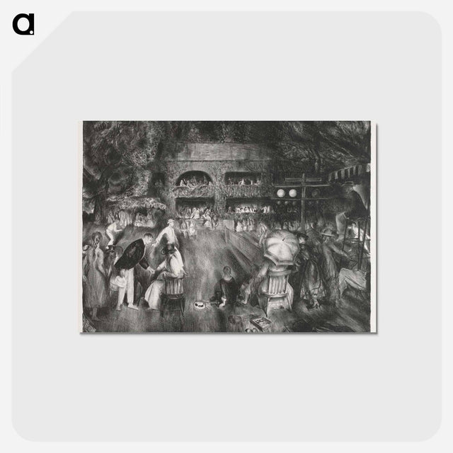 アートポストカード-The Tournament
 - ボストン公共図書館 Postcard.