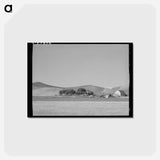 アートポストカード-Farmstead and Wheatland
 - ラッセル リー Postcard.