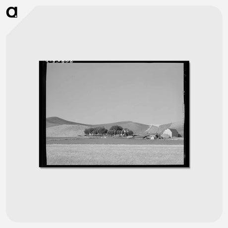 アートポストカード-Farmstead and Wheatland
 - ラッセル リー Postcard.