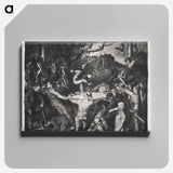 アートパネル-Initiation in the Frat
 - ボストン公共図書館 Canvas.
