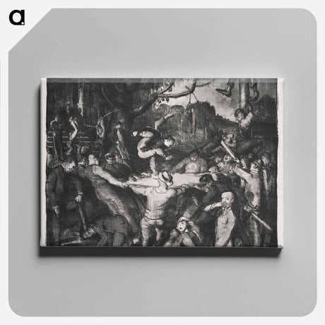 アートパネル-Initiation in the Frat
 - ボストン公共図書館 Canvas.