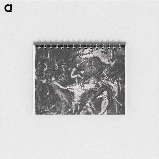 アートメモ帳-Initiation in the Frat
 - ボストン公共図書館 Memo.