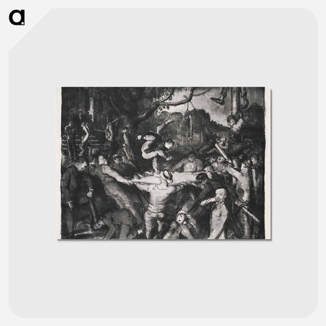 アートポストカード-Initiation in the Frat
 - ボストン公共図書館 Postcard.