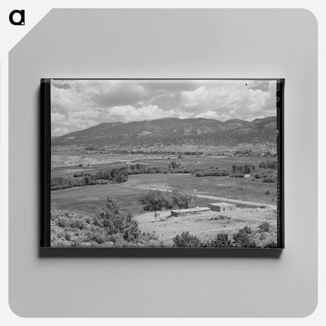 アートパネル-Farmstead of Spanish-American Farmer, Amalia
 - ラッセル リー Canvas.
