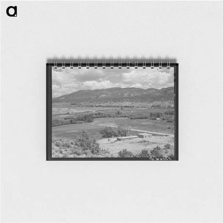 アートメモ帳-Farmstead of Spanish-American Farmer, Amalia
 - ラッセル リー Memo.