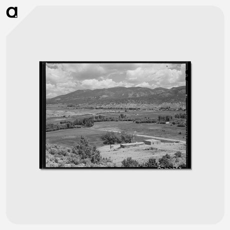 アートポストカード-Farmstead of Spanish-American Farmer, Amalia
 - ラッセル リー Postcard.