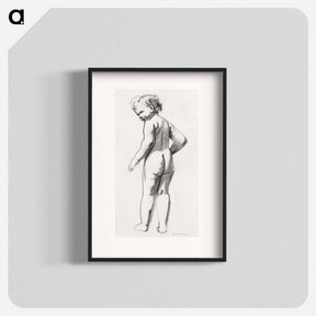アートポスター-Nude child - ボストン公共図書館 Poster.