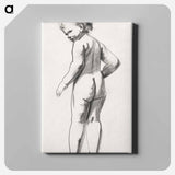 アートパネル-Nude child - ボストン公共図書館 Canvas.