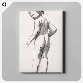 アートパネル-Nude child - ボストン公共図書館 Canvas.