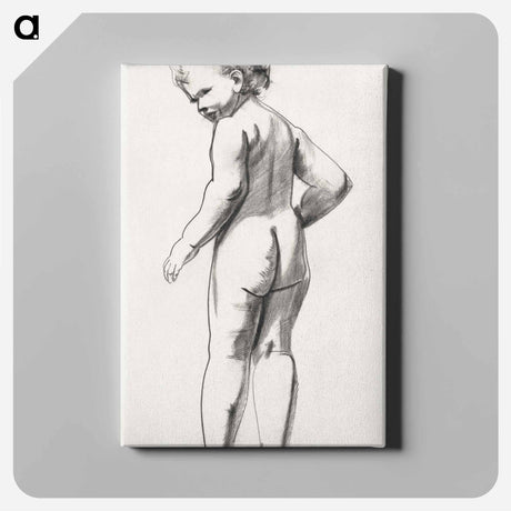 アートパネル-Nude child - ボストン公共図書館 Canvas.