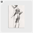 アートポストカード-Nude child - ボストン公共図書館 Postcard.