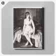 アートパネル-Evening, Nude on Bed
 - ボストン公共図書館 Canvas.
