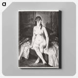 アートパネル-Evening, Nude on Bed
 - ボストン公共図書館 Canvas.
