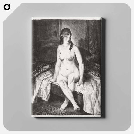 アートパネル-Evening, Nude on Bed
 - ボストン公共図書館 Canvas.