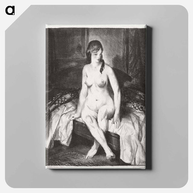 アートパネル-Evening, Nude on Bed
 - ボストン公共図書館 Canvas.
