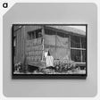 アートパネル-Porch of a WPA Worker
 - ラッセル リー Canvas.